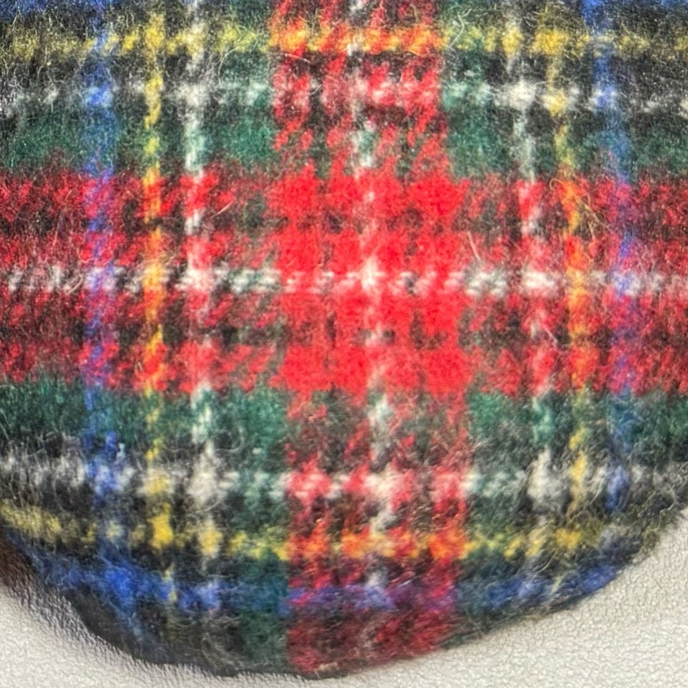 Sundance Multicolored Plaid Wool Cork Comfort Clogs - Picture 7 of 12